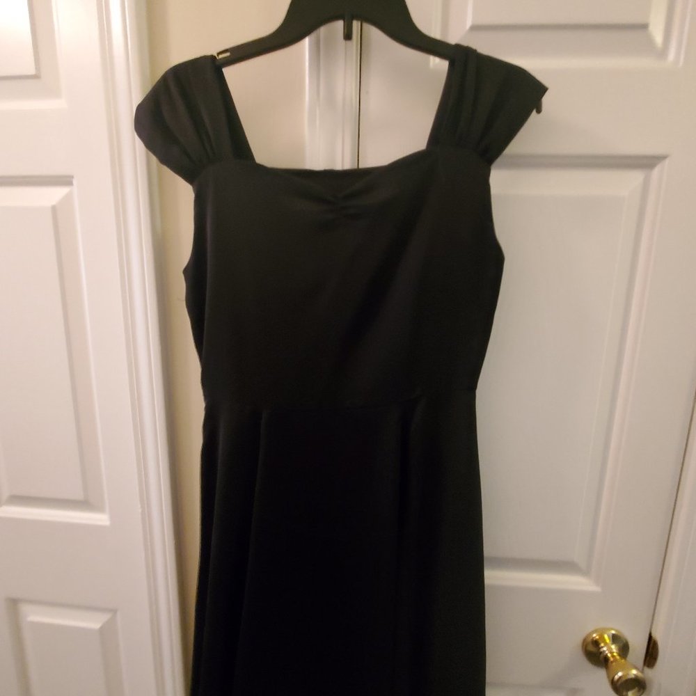 40's Style Black Dress
